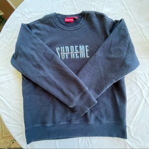 Supreme Crewneck sweatshirt Navy
